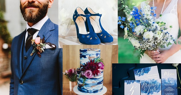 Afbeeldingsresultaat voor bruiloft blauw