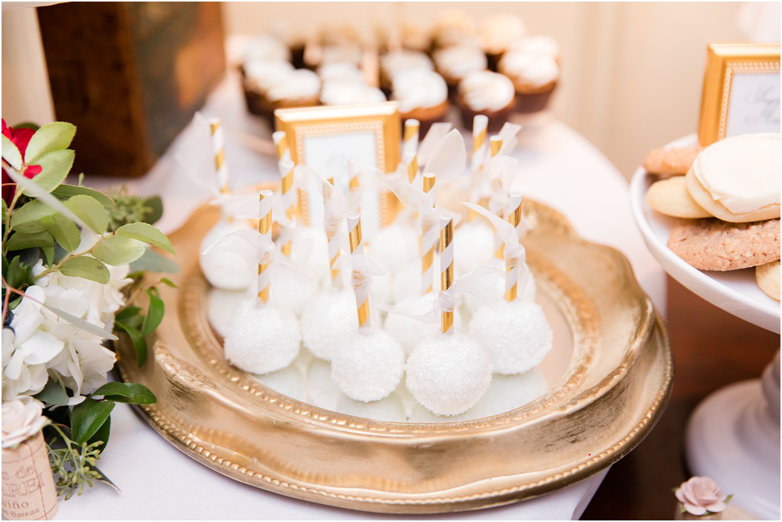 Witte bruiloft cakepops