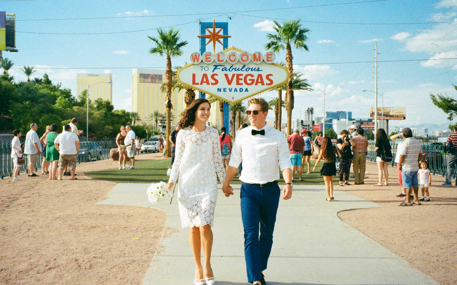 Bruidspaar in Las Vegas
